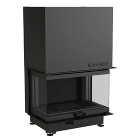 Echa Tech 3V D 80 Asansörlü Çelik Şömine Haznesi