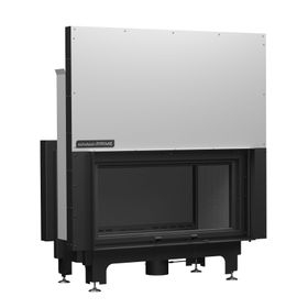 Echa Tech Çift Yüzlü 100x51 D Asansörlü Tünel Çelik Şömine Haznesi