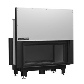 Echa Tech Çift Yüzlü 120x51 D Asansörlü Tünel Çelik Şömine Haznesi