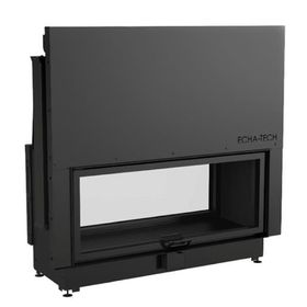 Echa Tech Çift Yüzlü 120x51 D Asansörlü Tünel Çelik Şömine Haznesi