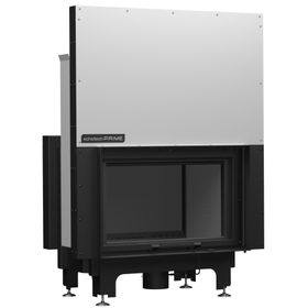 Echa Tech Çift Yüzlü 80x51 D Asansörlü Tünel Çelik Şömine Haznesi