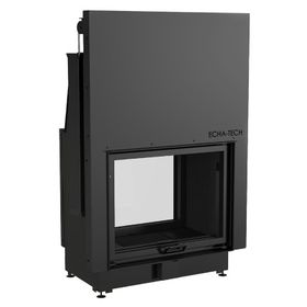 Echa Tech Çift Yüzlü 80x64 D Asansörlü Tünel Çelik Şömine Haznesi
