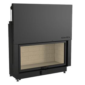 Echa Tech Düz 120x60 Asansörlü Çelik Şömine Haznesi