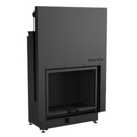 Echa Tech Düz 80x64 D Asansörlü Çelik Şömine Haznesi