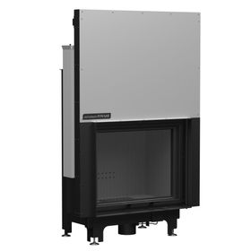 Echa Tech Düz 80x64 D Asansörlü Çelik Şömine Haznesi