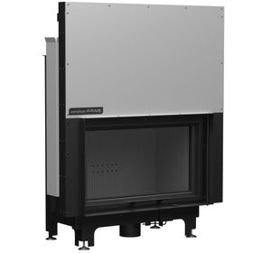 Echa Tech Düz 90x55 D Asansörlü Çelik Şömine Haznesi