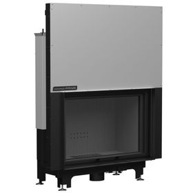 Echa Tech Düz 90x72 D Asansörlü Çelik Şömine Haznesi