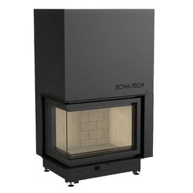 Echa Tech Sol Açık 80 L Asansörlü Çelik Şömine Haznesi