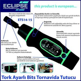 Eclipse ETS14-15 Bits Tutucu Tornavida