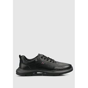 Eclipse Ürün Kodu:5599668301100 Siyah Deri Erkek Sneaker