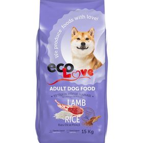 Eco Love Yetişkin Kuzu Etli Pirinçli Özel Köpek Maması