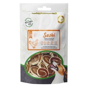 Eco Natura Pet 100 gr Natura Tavuk Etli Sushi Yumuşak Yuvarlak Köpek Ödülü