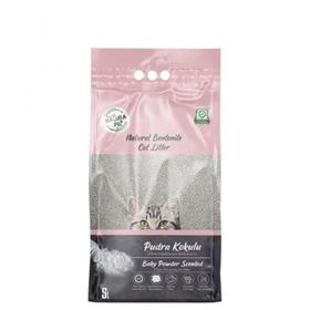 Eco Natura Pet Bebek Pudrası Kokulu İnce Taneli Bentonit 5 lt Kedi Kumu