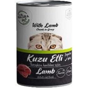 Eco Natura Pet Kuzu Etli Gravy 400 gr Yetişkin Kedi Konservesi