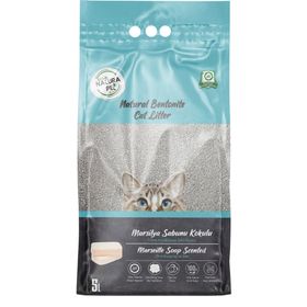 Eco Natura Pet Marsilya Sabun Kokulu İnce Tane Bentonit 5 lt Kedi Kumu
