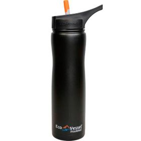 Eco Vessel Aqua Vessel Insulated Filtre Bottle 0.70 lt Siyah Termos