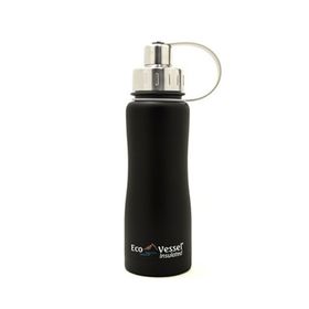 Eco Vessel Boulder Insulated Bottle With Screw Cap 0.50 lt Siyah Termos