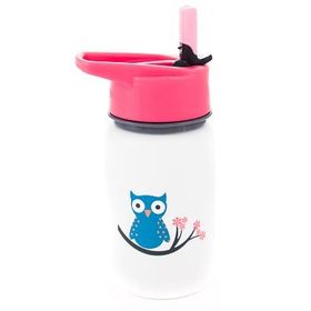 Eco Vessel Scout Kids Bottle With Straw 0.40 lt Beyaz Termos