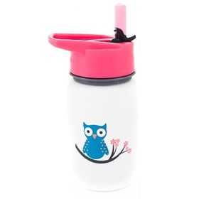 Eco Vessel Scout Kids Bottle With Straw 0.40 lt Beyaz Termos