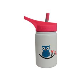 Eco Vessel Scout Kids Bottle With Straw 0.40 lt Beyaz Termos