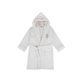 Ecocotton %100 Organik Pamuk Nakışlı Dagi Erkek Çocuk Bornoz