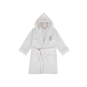 Ecocotton %100 Organik Pamuk Nakışlı Dagi Erkek Çocuk Bornoz