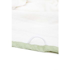Ecocotton 40x60 cm 3'lü %100 Pamuklu İplik Boyalı Özel Dokuma Açık Yeşil Krem Elis Kurulama Havlusu