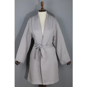 Ecocotton Alessa Gri Kadın Bornoz