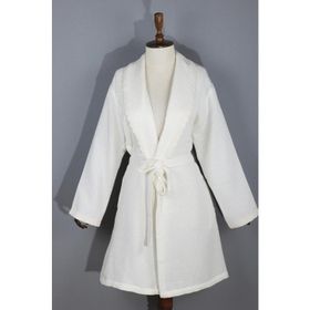 Ecocotton Alessa Krem Kadın Bornoz