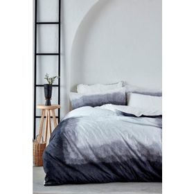 Ecocotton Alin Siyah 160x220 cm Tek Kişilik Nevresim Takımı