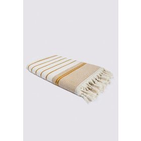 Ecocotton Arden 100 Organik Pamuk Karışımlı Kenevir Bej 50x80 cm El Yüz Havlusu