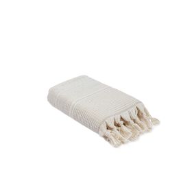 Ecocotton Arden 100 Organik Pamuk Karışımlı Kenevir Bej 50x80 cm El Yüz Havlusu
