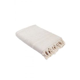 Ecocotton Arden 100 Organik Pamuk Karışımlı Kenevir Bej 70x140 cm Banyo Havlusu