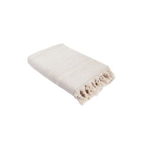 Ecocotton Arden 100 Organik Pamuk Karışımlı Kenevir Bej 70x140 cm Banyo Havlusu