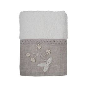 Ecocotton Ayliz Krem Kadın Bornoz