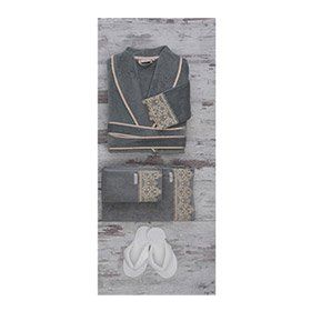 Ecocotton Azra Kadın Bornoz Seti