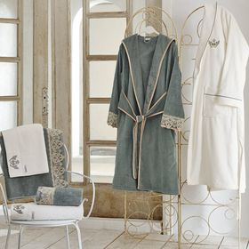 Ecocotton Azra Kadın Bornoz Seti
