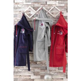 Ecocotton Balerin Beyaz Organik Pamuk 11-12 Yaş Çocuk Bornozu