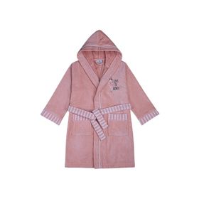 Ecocotton Balerin Beyaz Organik Pamuk 9-10 Yaş Çocuk Bornozu