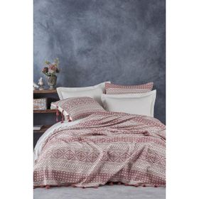 Ecocotton Beril Organik Pamuk Jakarlı Çift Kişilik Pike Seti