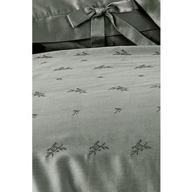 Ecocotton Carmen Organik Brodeli Yeşil Battal Boy Nevresim Takımı