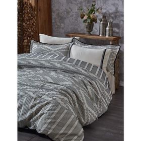 Ecocotton Colossae Siyah 200x220 cm Çift Kişilik Nevresim Takımı