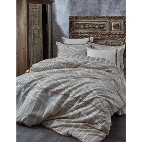 Ecocotton Colossae Siyah Organik Pamuk Çift Kişilik 200 x 220 cm Nevresim Takımı