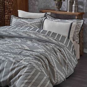 Ecocotton Colossae Siyah Organik Pamuk Çift Kişilik Nevresim Takımı