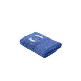 Ecocotton Derin %100 Organik Pamuk Nakışlı Koyu Mavi 50x90 CM El Yüz Havlusu