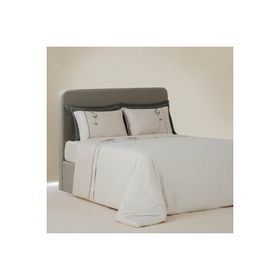 Ecocotton Derin Battal Boy %100 Organik Pamuk Saten El Nakışlı 240x220 cm Yeşil Nevresim Takımı