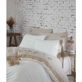 Ecocotton Derin Organik Pamuk Ekstra Geniş Çift Kişilik Nevresim Takımı