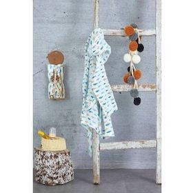 Ecocotton Dodo %100 Organik Pamuk Müslin Sarı Çocuk Bornoz