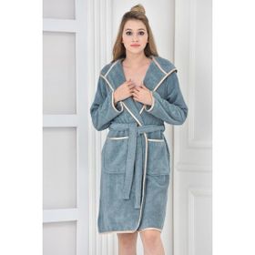 Ecocotton Ecosoft Bej Kadın Bornoz
