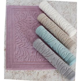 Ecocotton Elenora Gri Pamuk 50x80 cm Banyo Paspası